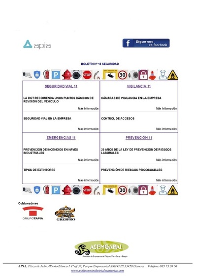 Boletín Seguridad nº 16, noviembre 2020